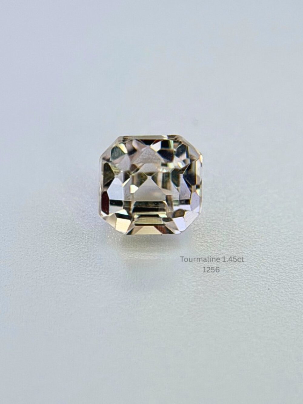 Natural Light Pink Tourmaline 1.45ct Cushion Cut Loose Gemstone for Custom Jewel